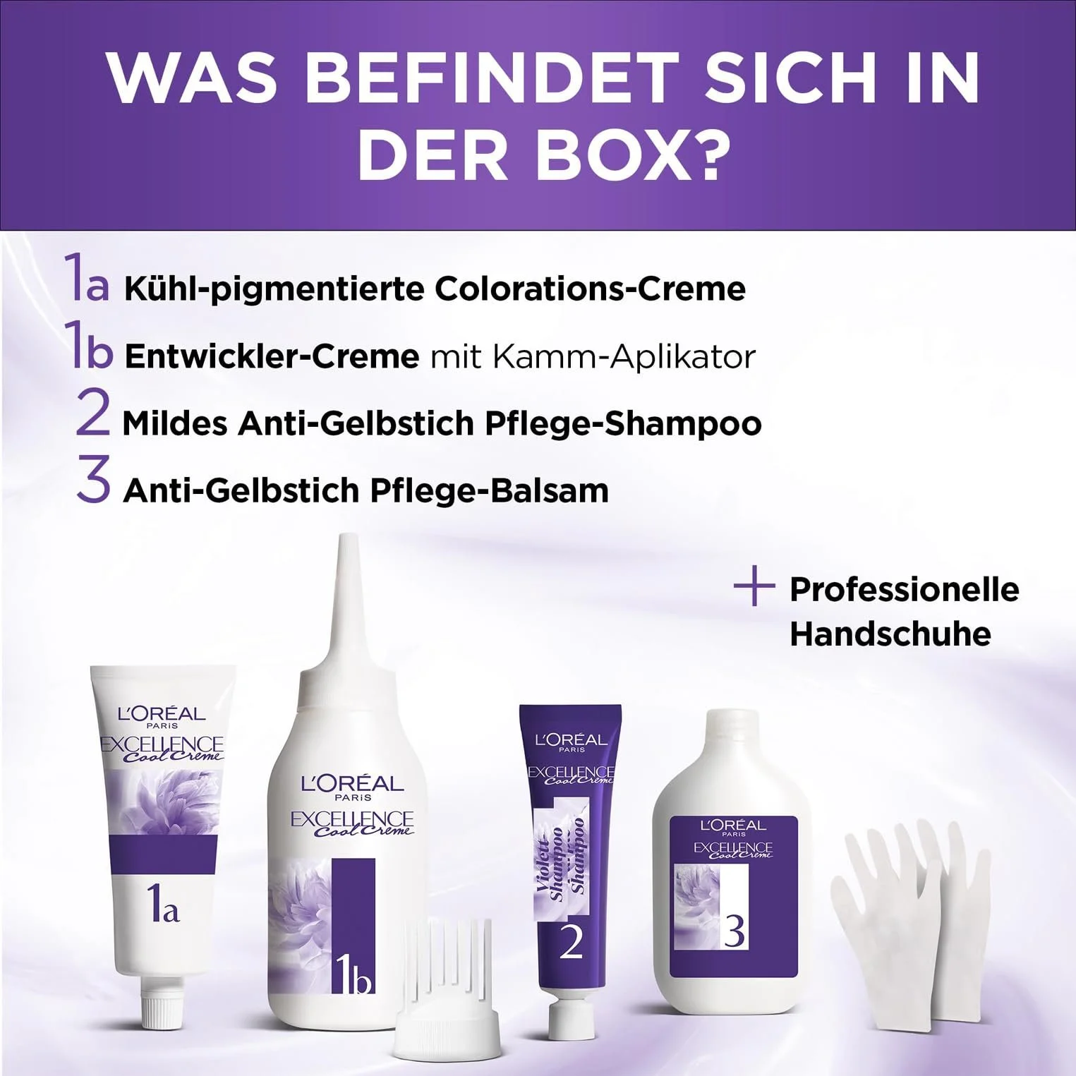 Фарба для волосся L'Oréal Paris Excellence Cool Creme 8.11 Ultra Ash Light Blonde, фото №3 Фарба для волосся L'Oréal Paris Excellence Cool Creme 8.11 Ultra Ash Light Blonde, фото №3