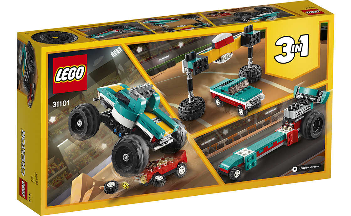 Конструктор LEGO Монстр-трак 163 деталей 31101, фото №2