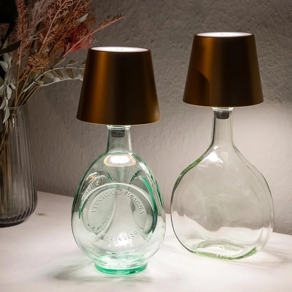 Настільна лампа LED для пляшок The Creative Bottle Light Бездротова USB, фото №8