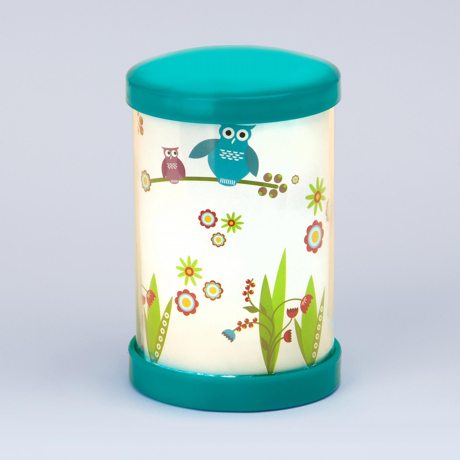 Нічник настільний Brilliant Birds G56047/72 LED Push Light Автоматичне вимкнення 11 см 2х0,06 Вт Пластик Синій/Білий, фото №2