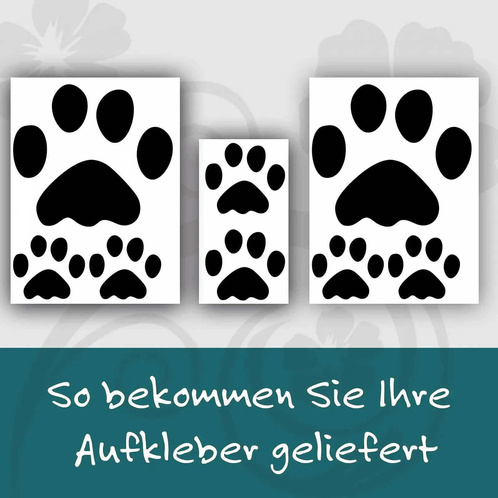 Наклейка на стену kleb-Drauf 8 лап Серебристый матовый, фото №4
