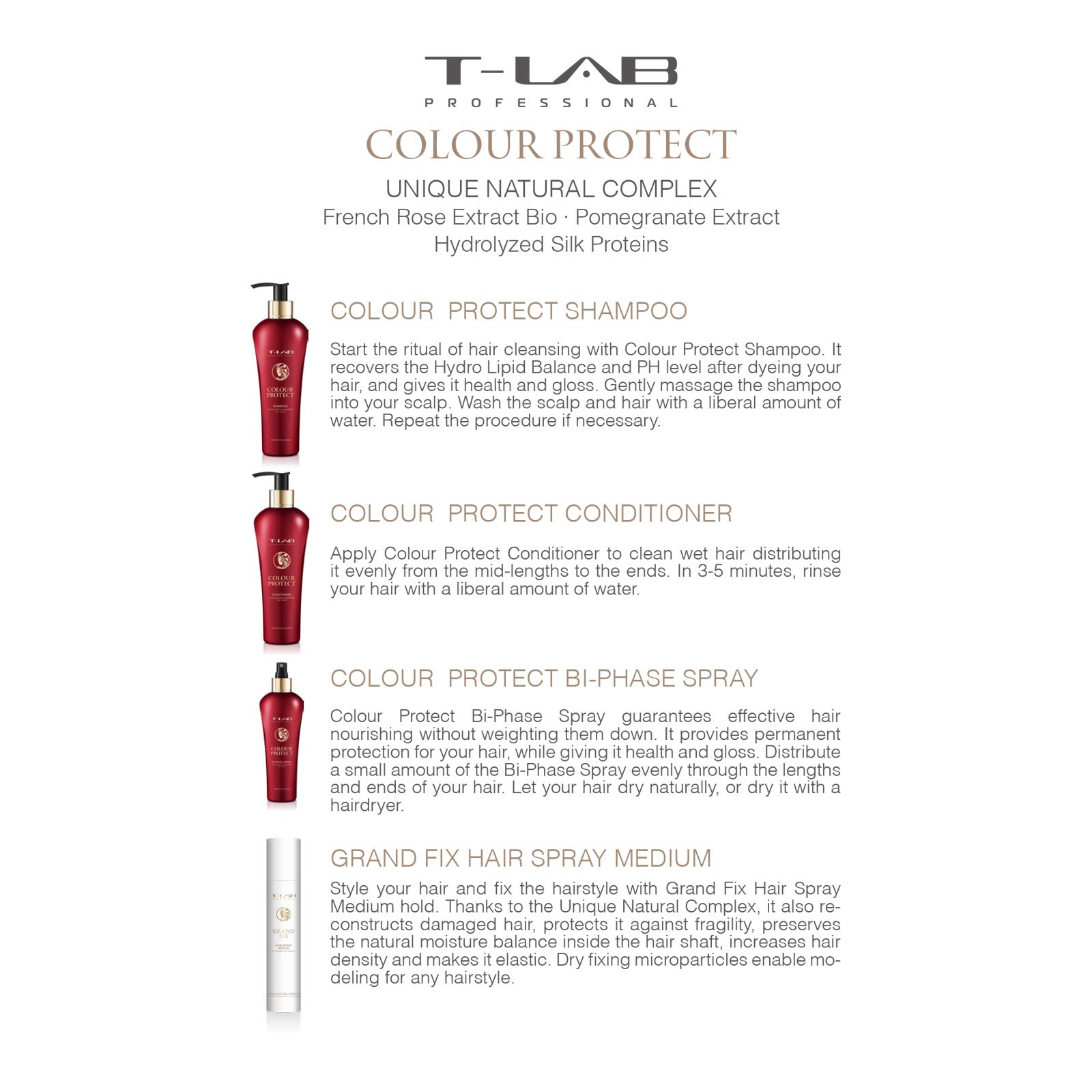 Шампунь T-LAB Professional Total Protect Duo 300 мл Защитный для поврежденных волос и кожи головы, фото №6