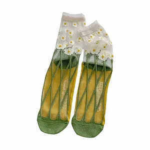 Носки C'est TT Traditional Женские длинные Oktoberfest Носки с узором Дышащие спортивные носки Удобные традиционные женские носки Традиционные для ежедневного использования и отдыха - Фото 1