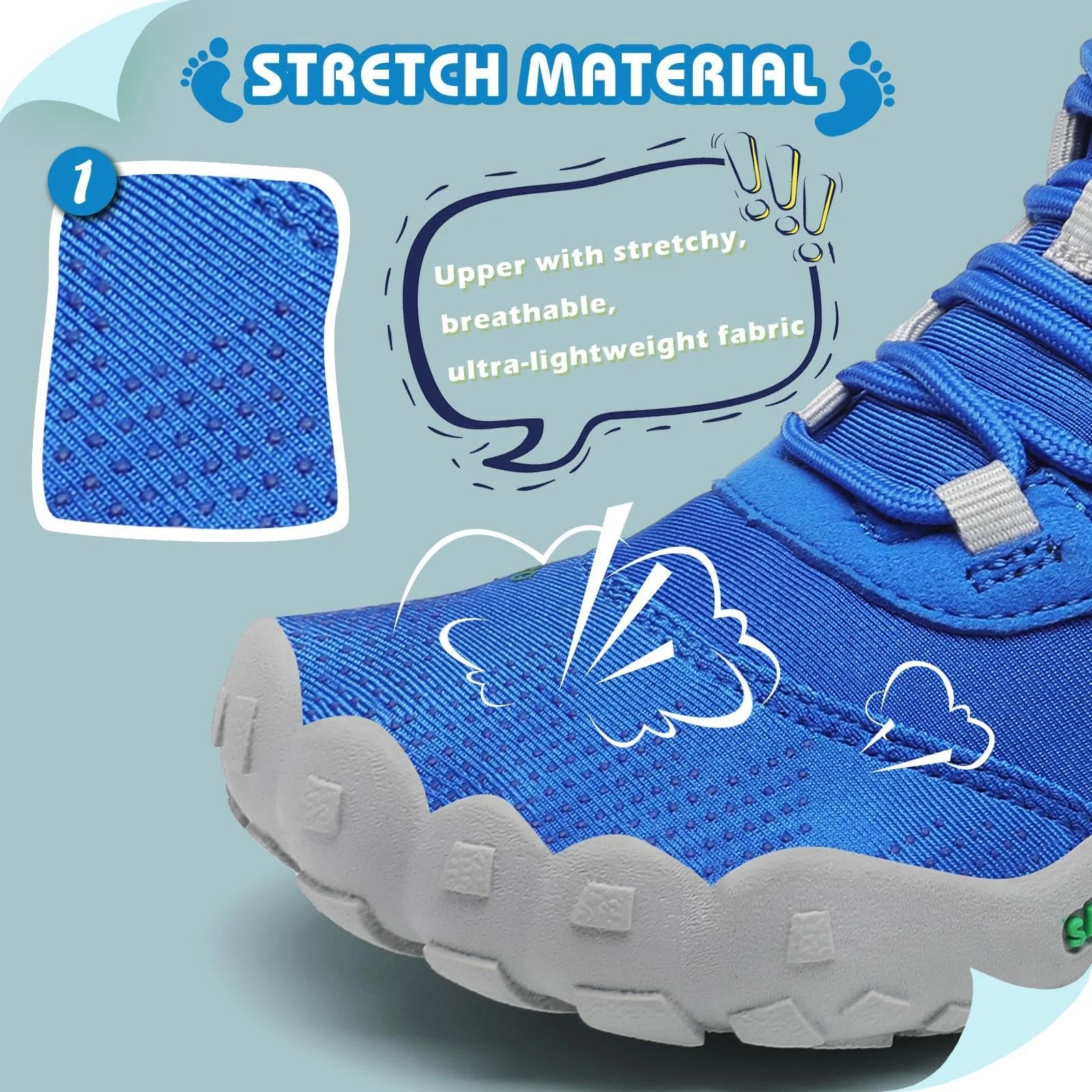 Кросівки SAGUARO Дитячі Легкі Трекінгові, фото №2