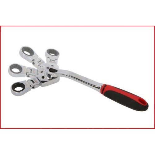 Набір накидних тріскачкових ключів KS TOOLS 503.4820, фото №4