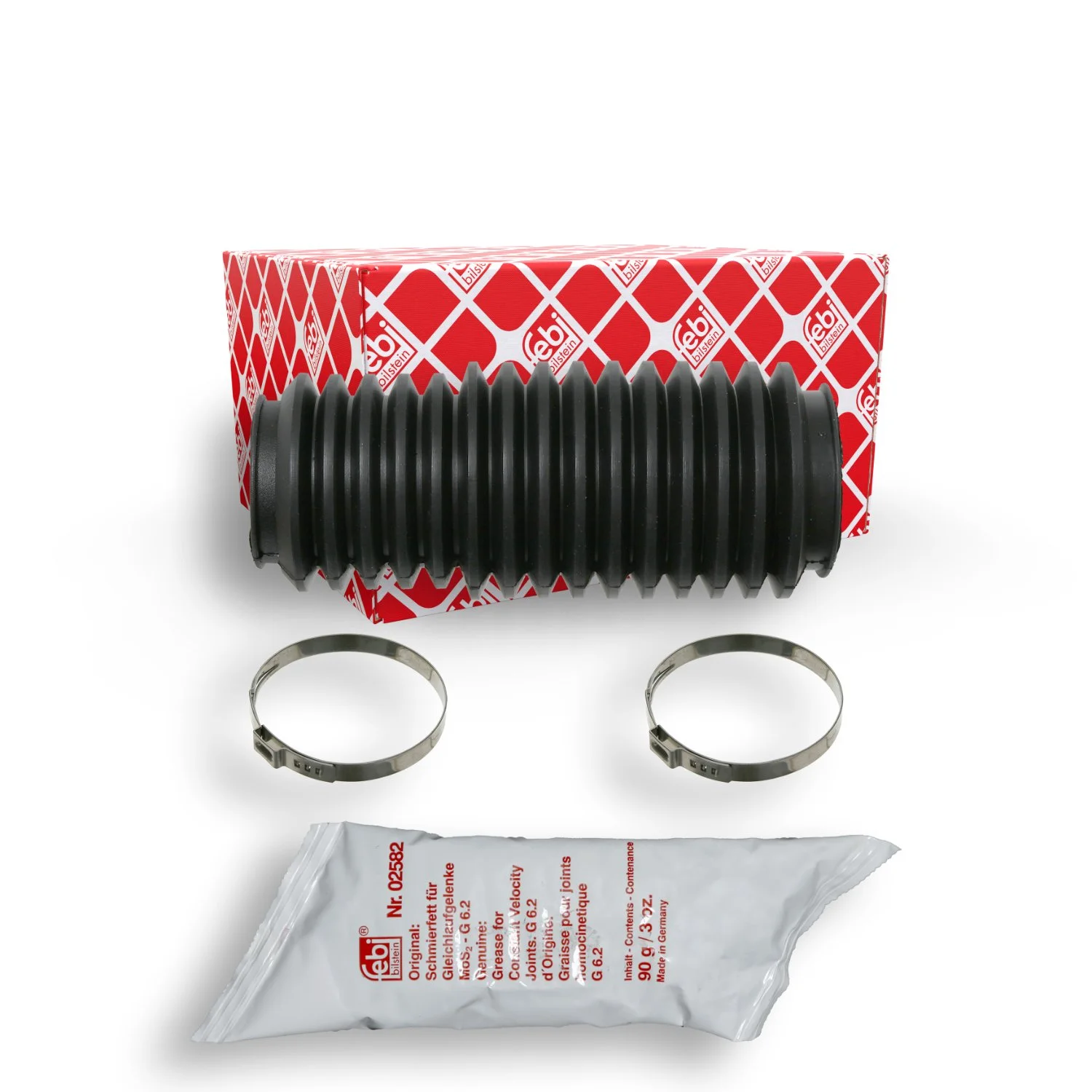 Комплект пильовиків рульової рейки FEBI BILSTEIN 03321 для BMW, передній міст, фото №1