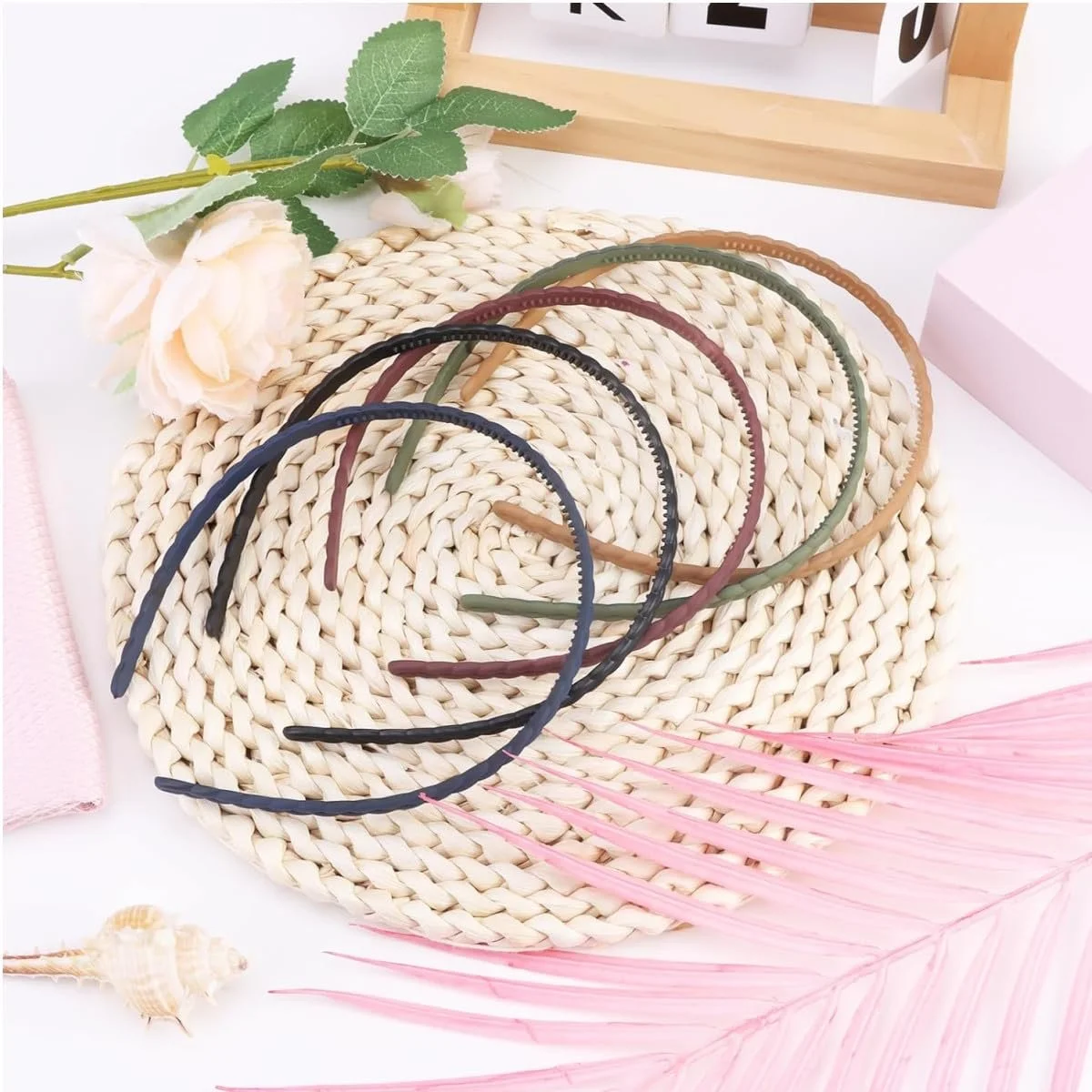 Обруч Тонкий Разноцветный Набор 5 шт, фото №4