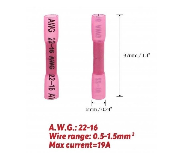 Гильза с термоусадкой для быстрого монтажа электрическая 30 шт 3645645645 ТІС, фото №3