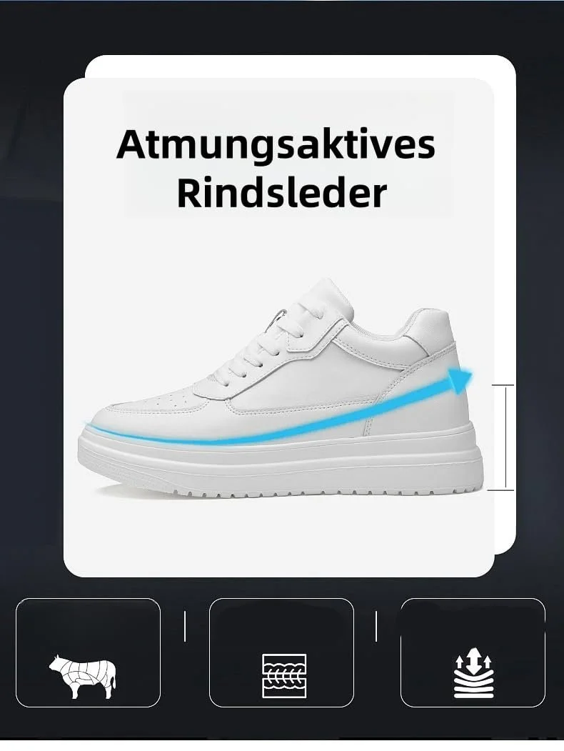 Кросівки MEIION на платформі з невидимою вставкою 8 см, фото №2