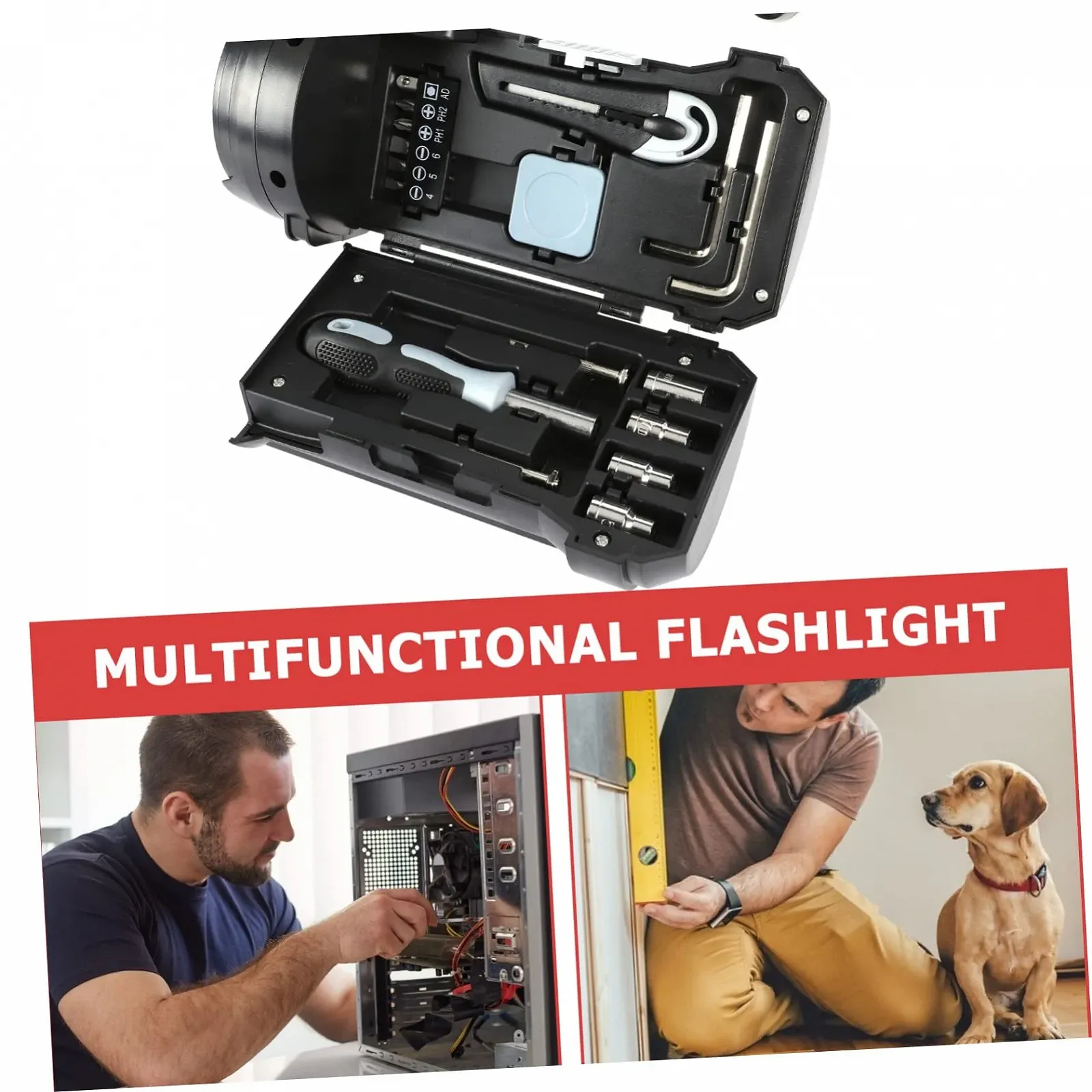 Ліхтар Holibanna Багатофункціональний LED з набором інструментів для кемпінгу, фото №4 Ліхтар Holibanna Багатофункціональний LED з набором інструментів для кемпінгу, фото №4