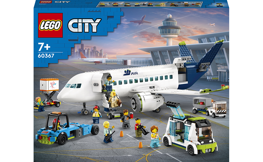 Конструктор Лего LEGO City Пасажирський літак 60367, фото №1 Конструктор Лего LEGO City Пасажирський літак 60367, фото №1