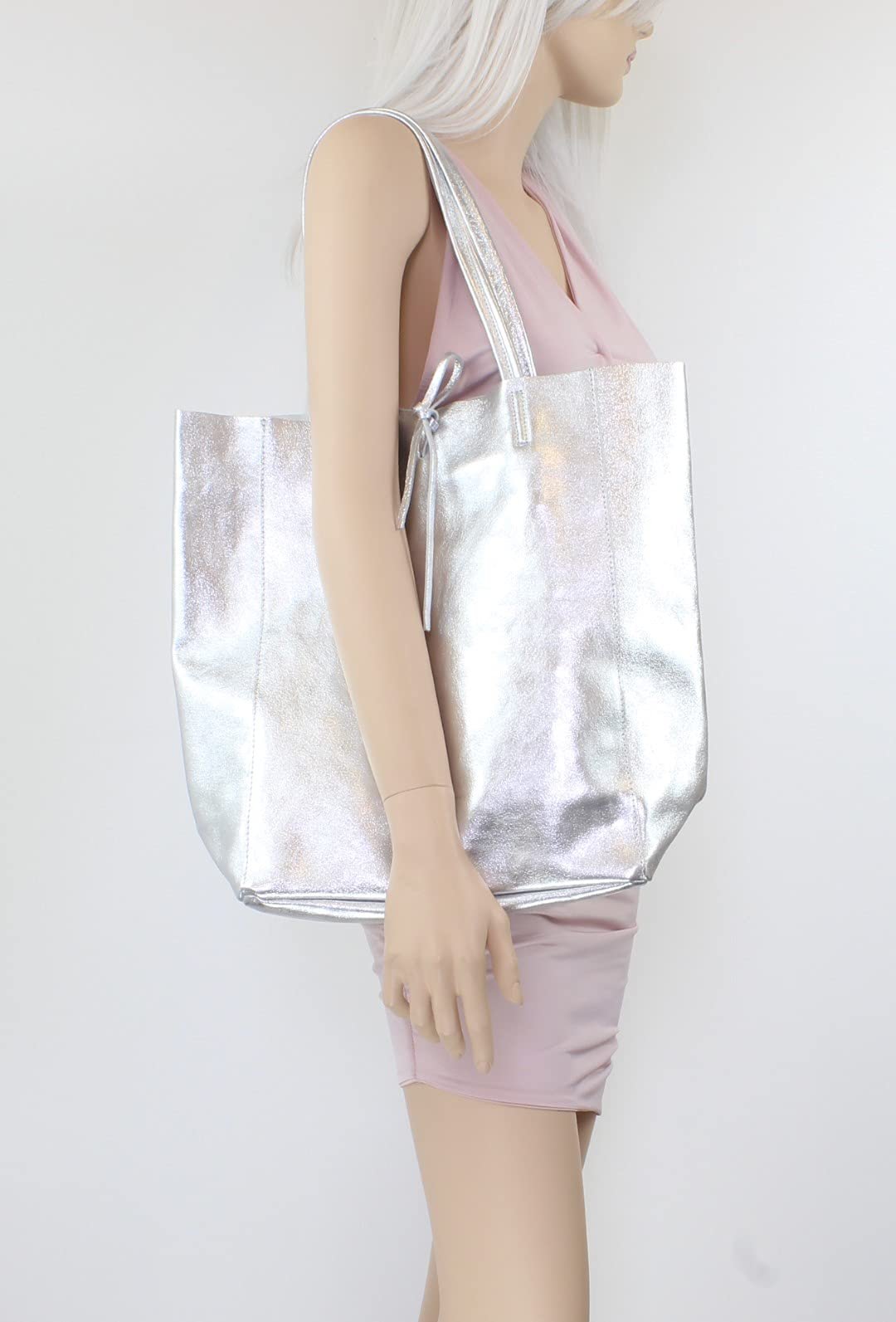 Женская сумка с открытым верхом Girly Handbags из натуральной кожи, фото №6