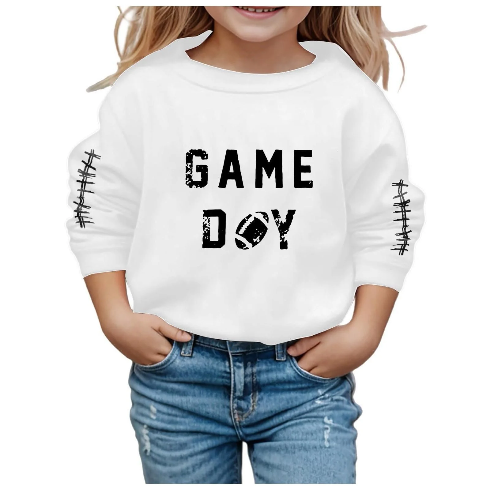 Худи для мальчиков с длинными рукавами, мягкий свитшот с графическим рисунком, милый пуловер с круглым вырезом, одежда, фото №1