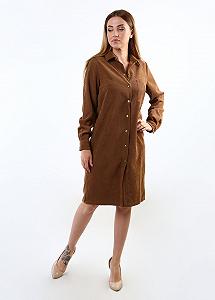 Платье inDresser XS Коричневый (IN-F0280В064А-Brown) - Фото 1
