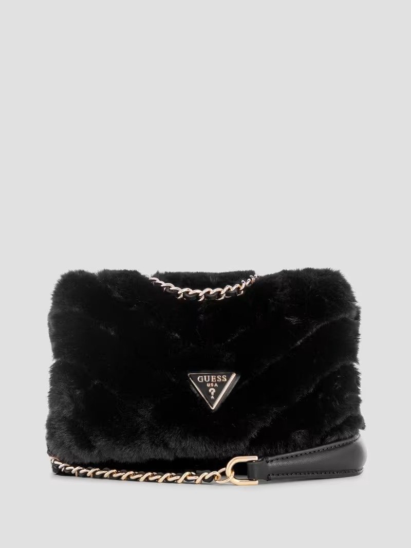 Женская сумка кросбоди GUESS Katine Black, фото №1