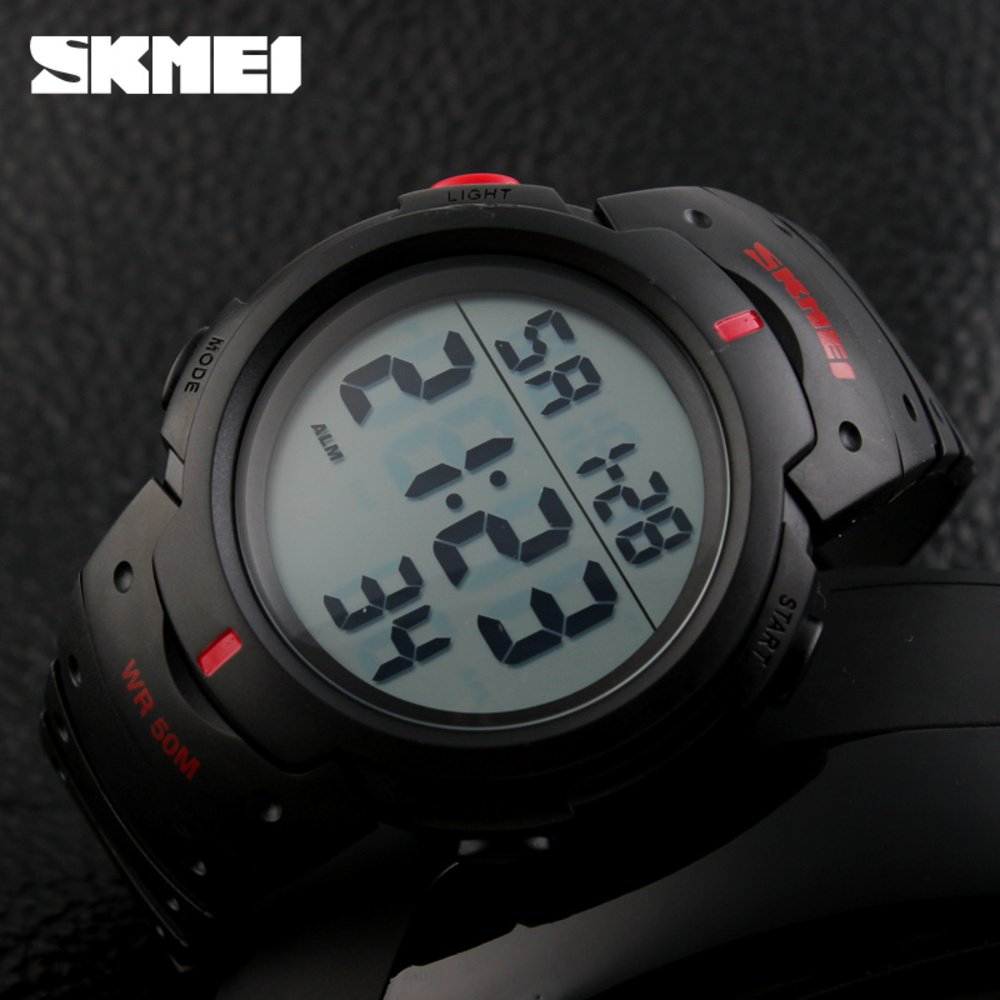 Годинник Skmei 1068RD Black-Red, фото №2