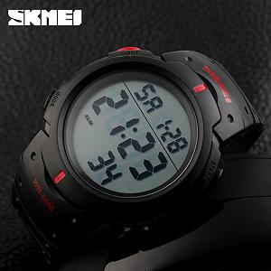 Годинник Skmei 1068RD Чорно-Червоний synthetic.ua - Фото 1