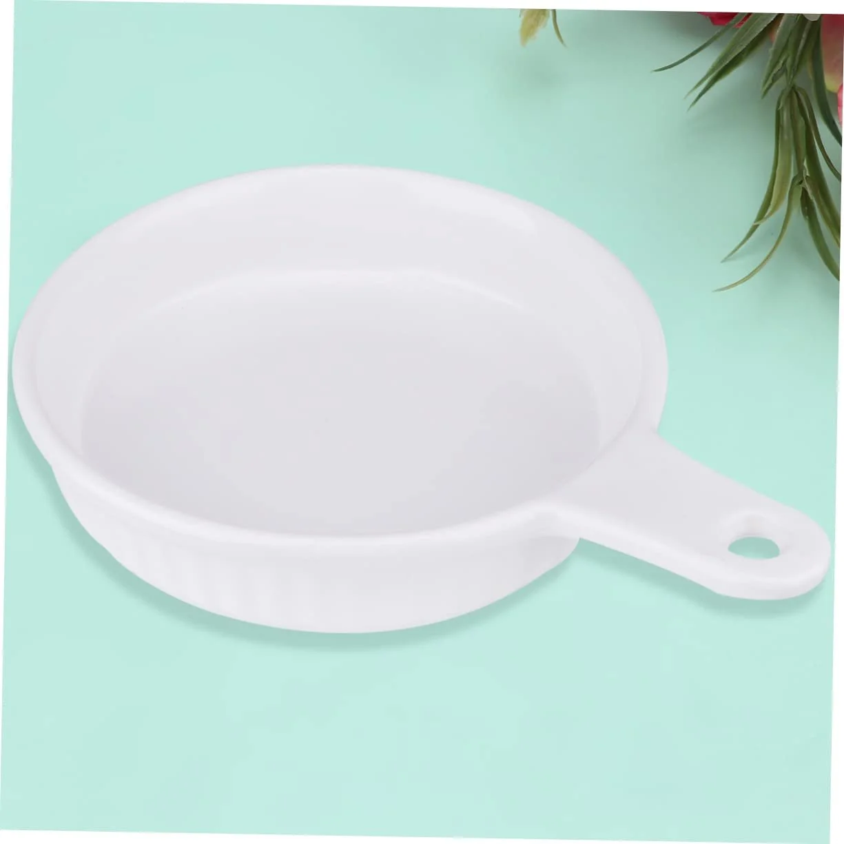 Форма для випікання SOLUSTRE керамічна кругла з ручкою Біла, фото №7