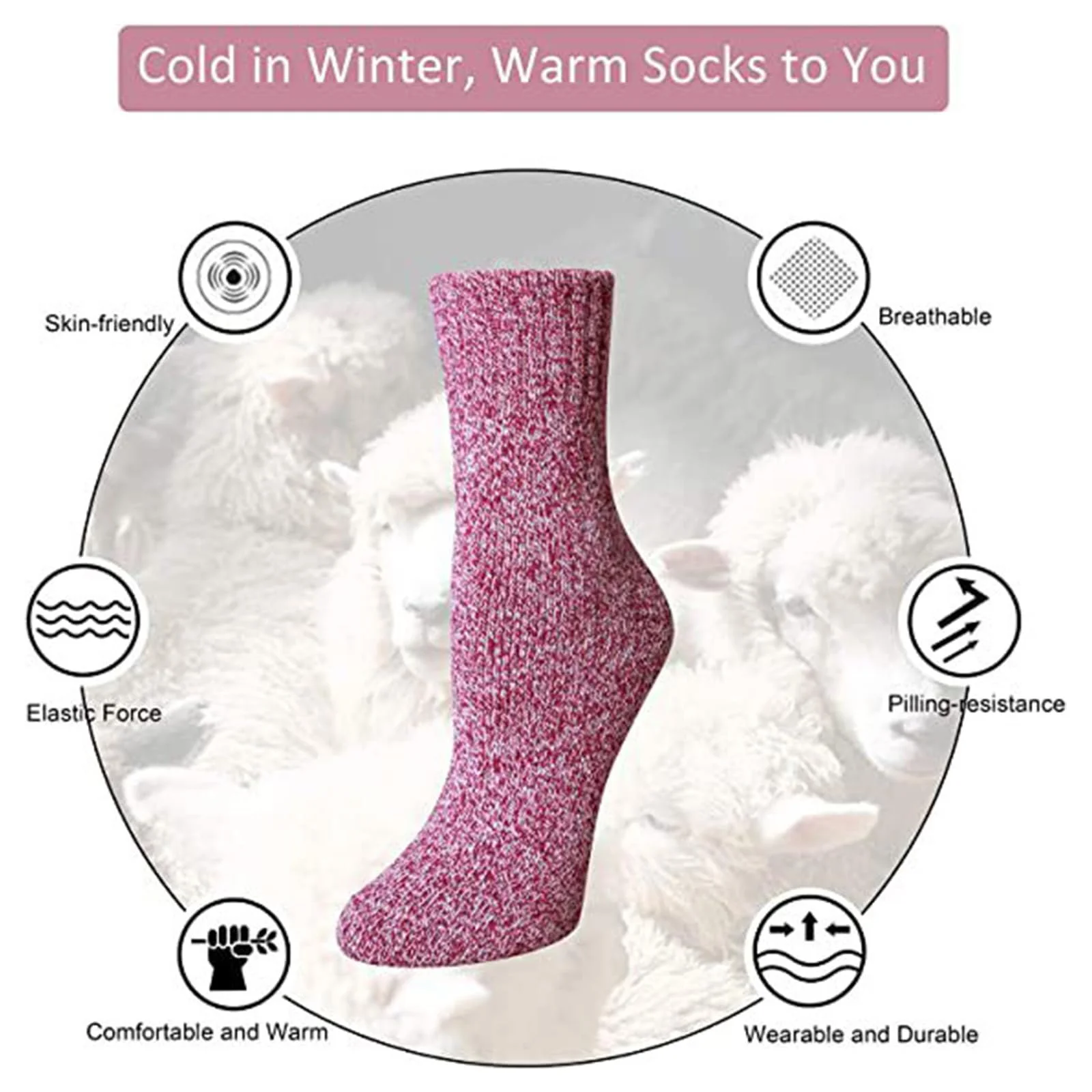 Термошкарпетки Bavooty Жіночі EU36-42, фото №5