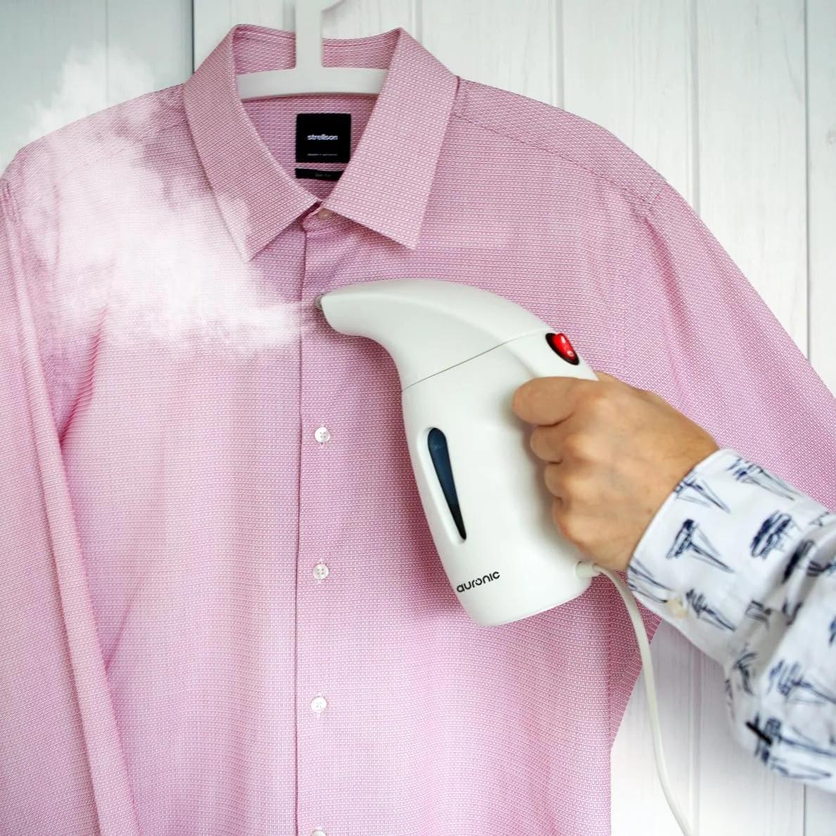 Отпариватель-щетка Auronic 180 мл White, фото №8