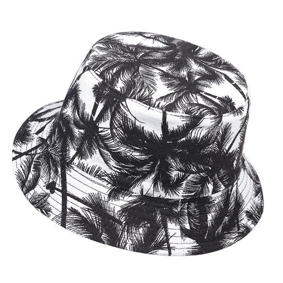 Панамка двухсторонняя Пальмы Twilight Bear 58 см черно-белый и черный, фото №4 Панамка двухсторонняя Пальмы Twilight Bear 58 см черно-белый и черный, фото №4