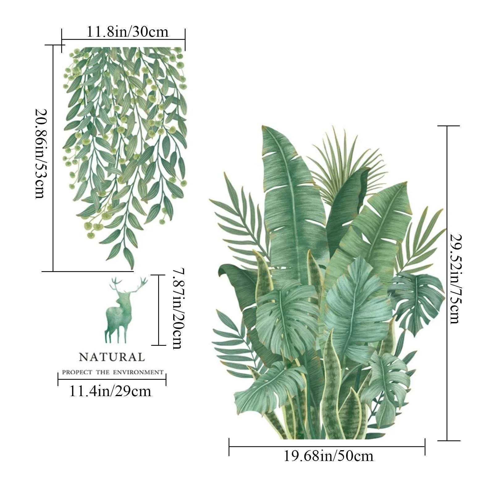 Наклейка на стіну AILANDA Рослини, фото №6 Наклейка на стіну AILANDA Рослини, фото №6