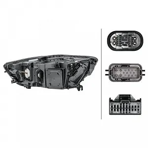 Фара HELLA 1LX 011 151-441 права synthetic.ua - Фото 1