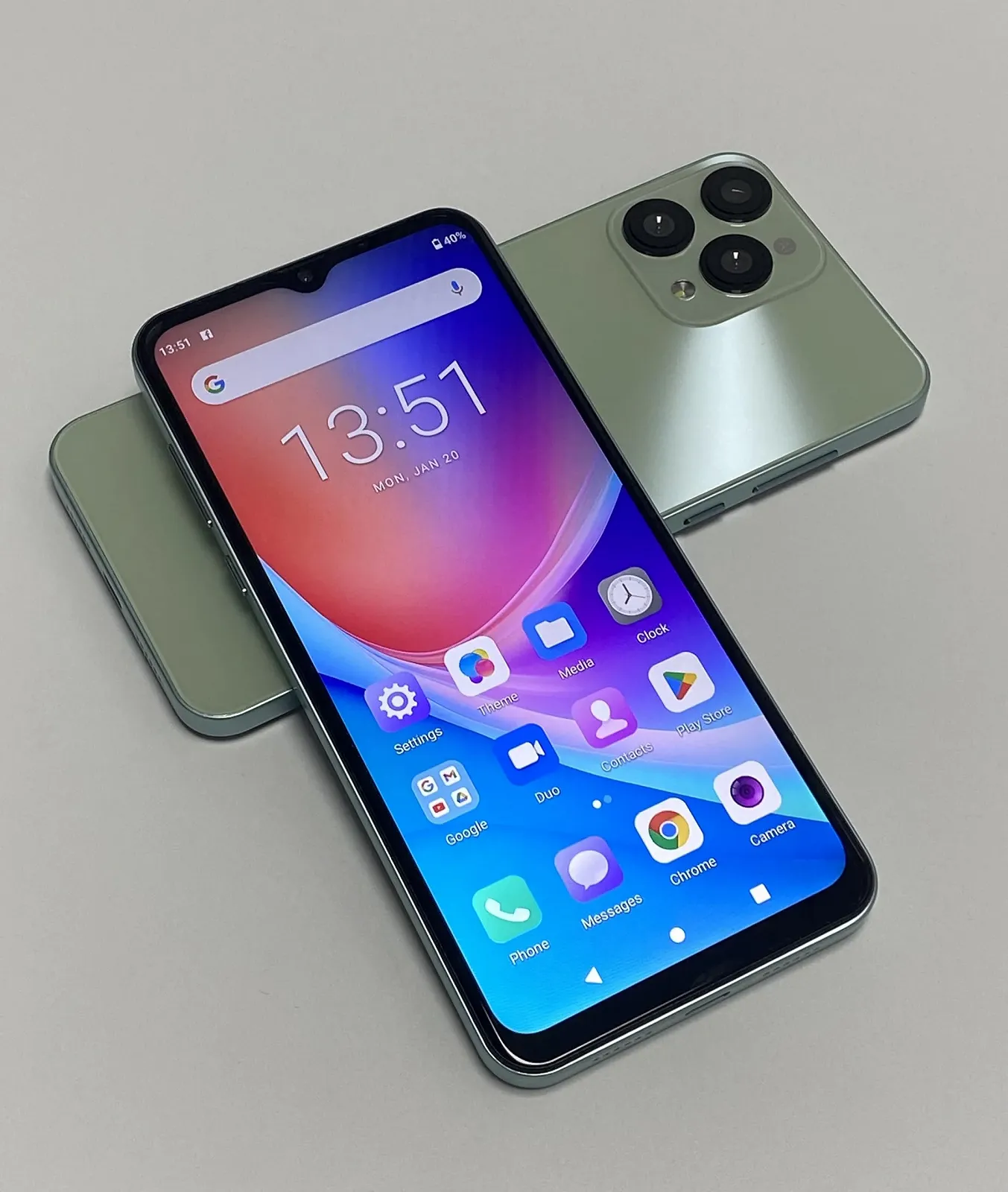 Смартфон 8-Core Processor 4G-LTE 5MP + 13MP Camera Android 11 4GRAM 64GROM Expandable 256GB 6.52 Inch Blue, фото №3
