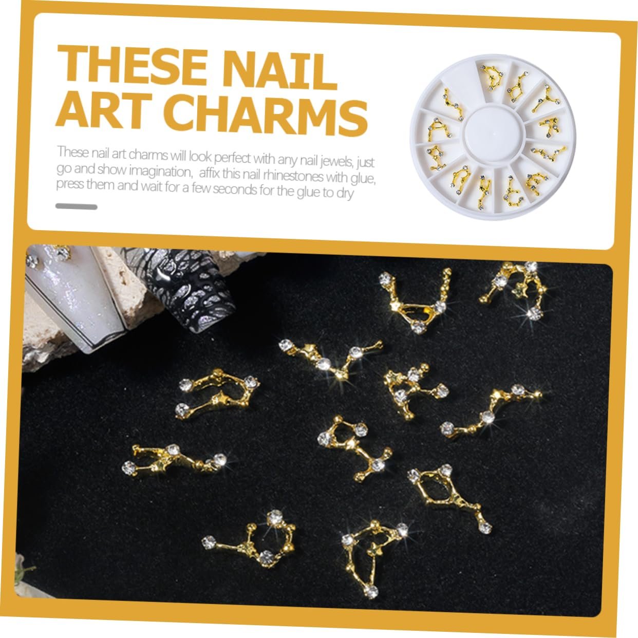 Диски для дизайна ногтей Знаки Зодиака FRCOLOR, 3 шт., фото №6