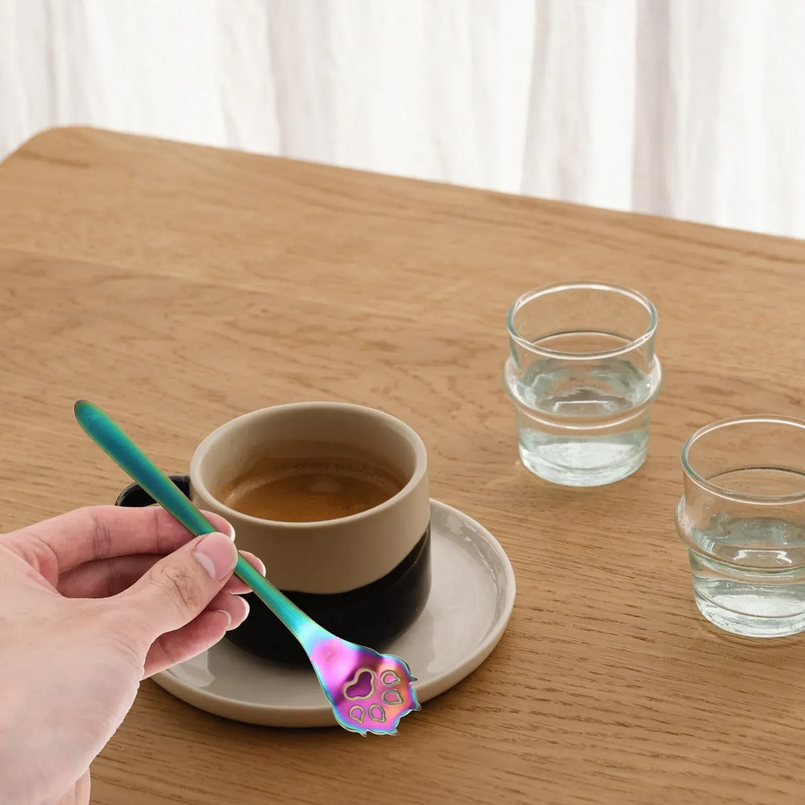 Ложка для кави Luxshiny 5 шт. з нержавіючої сталі, фото №8