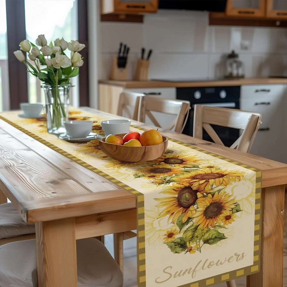 Ранер NBEADS Sunflower Modern Summer Washable 33 x 183 см, фото №7 Ранер NBEADS Sunflower Modern Summer Washable 33 x 183 см, фото №7