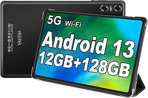 Планшет 10.1" YESTEL T13 6+6/128Gb 4 ядра Android 13 6000 mAh Black - Фото 1