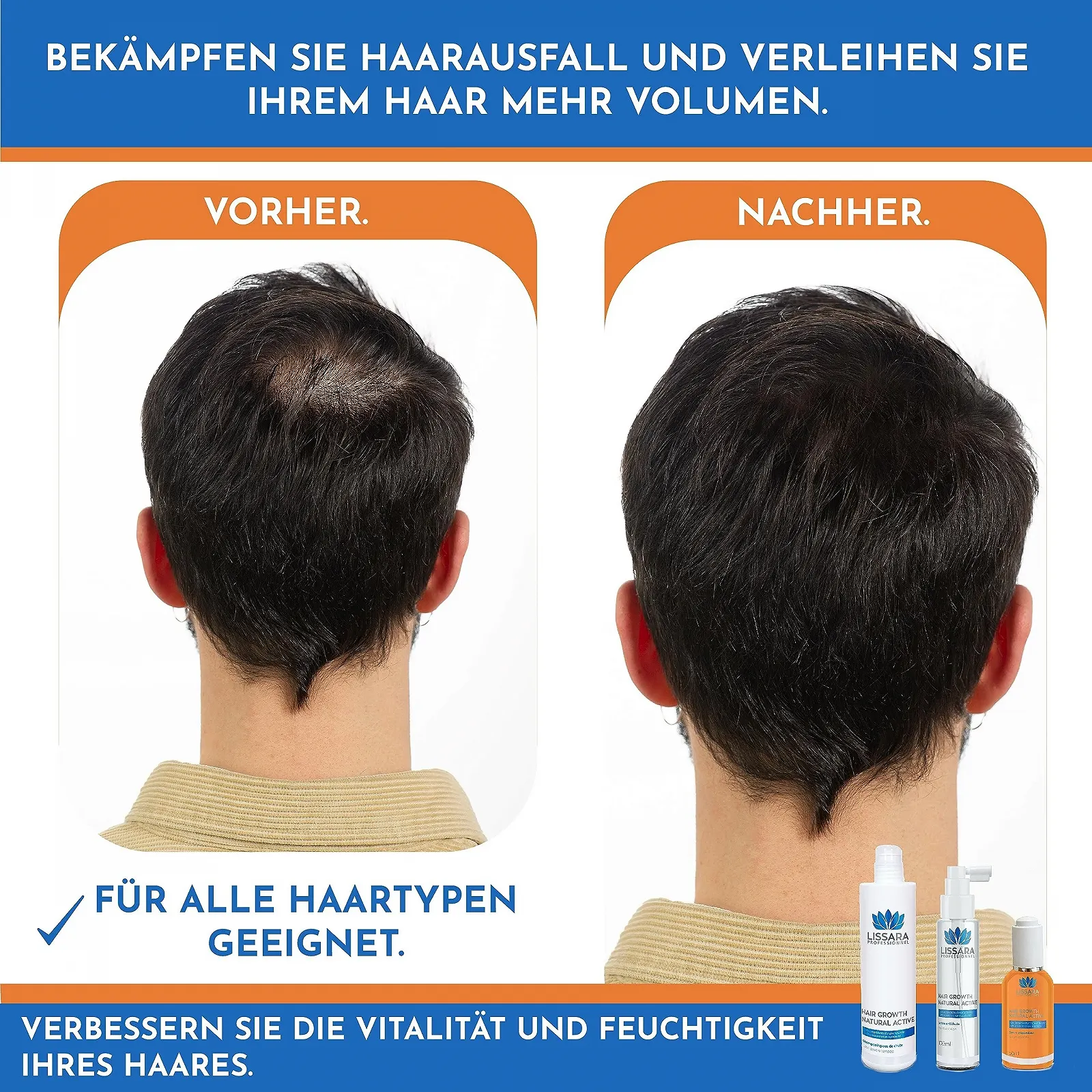 Шампунь Lissara 200 мл, Лосьйон 100 мл, Сироватка 50 мл, фото №4