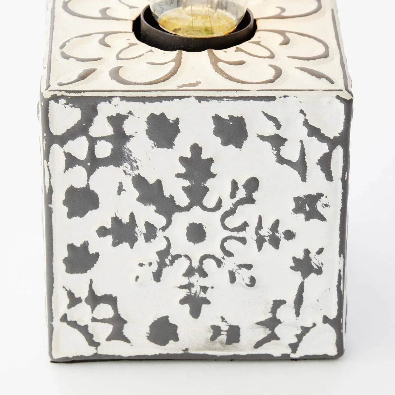 Настільна лампа Brilliant Vagos 10 см 1x E27 60 Вт з мотузковим вимикачем Кремовий, фото №4