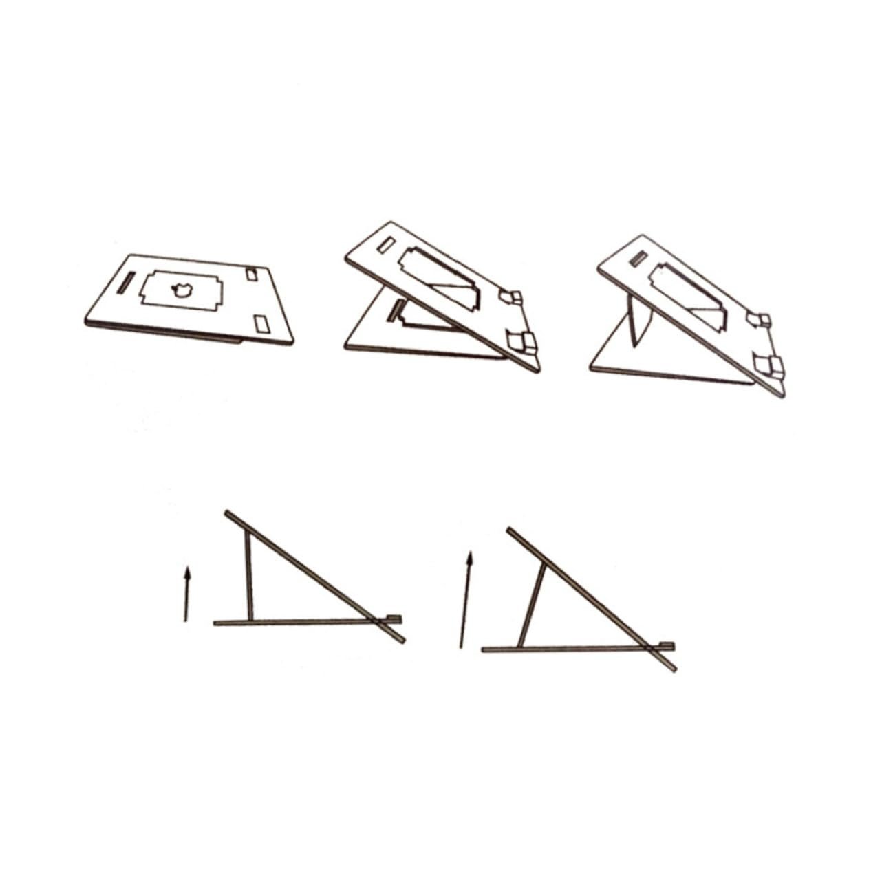 Підставка для ноутбука дерев'яна портативна SOIMISS, фото №9 Підставка для ноутбука дерев'яна портативна SOIMISS, фото №9