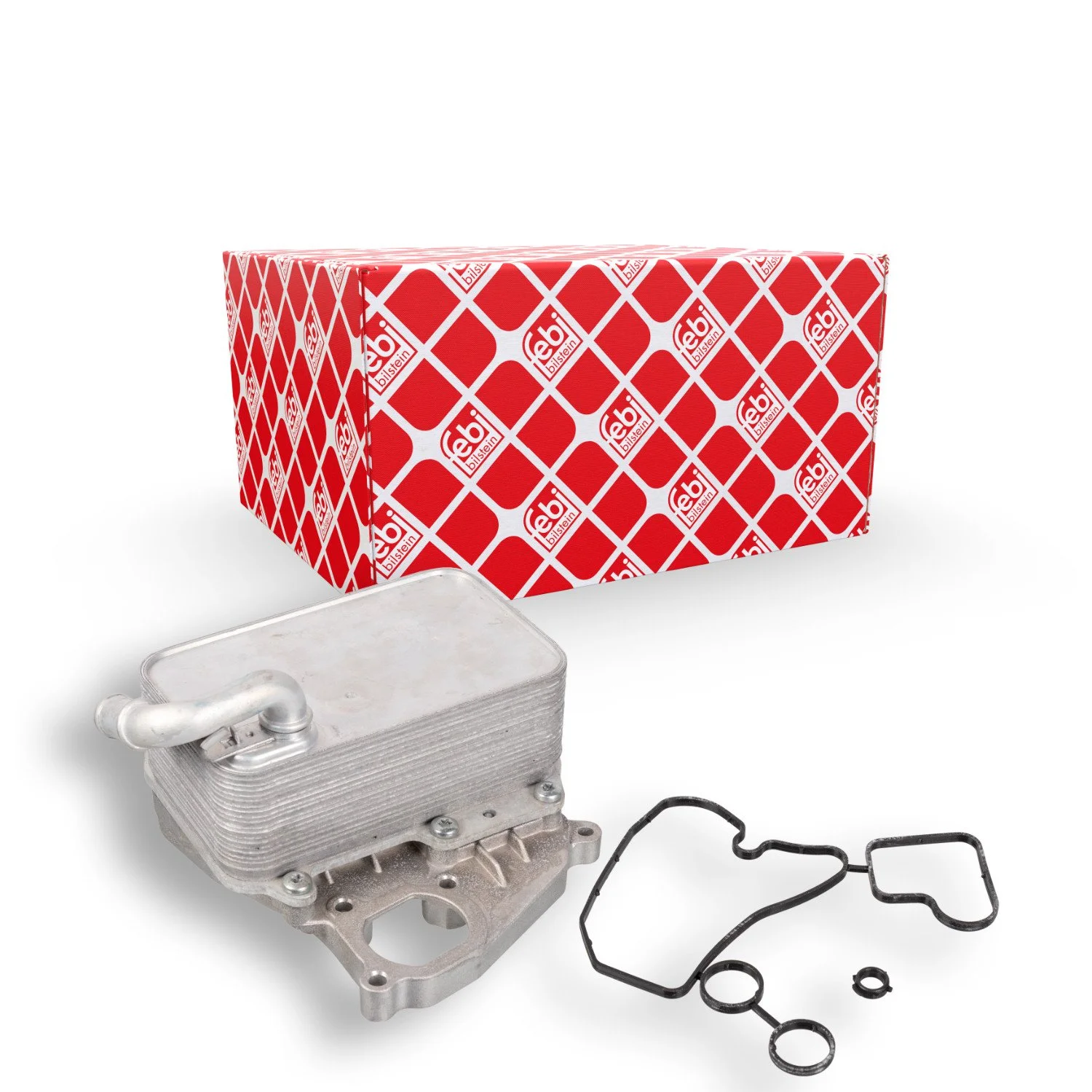 Масляный радиатор двигателя FEBI BILSTEIN 109681 для AUDI PORSCHE VW, фото №1