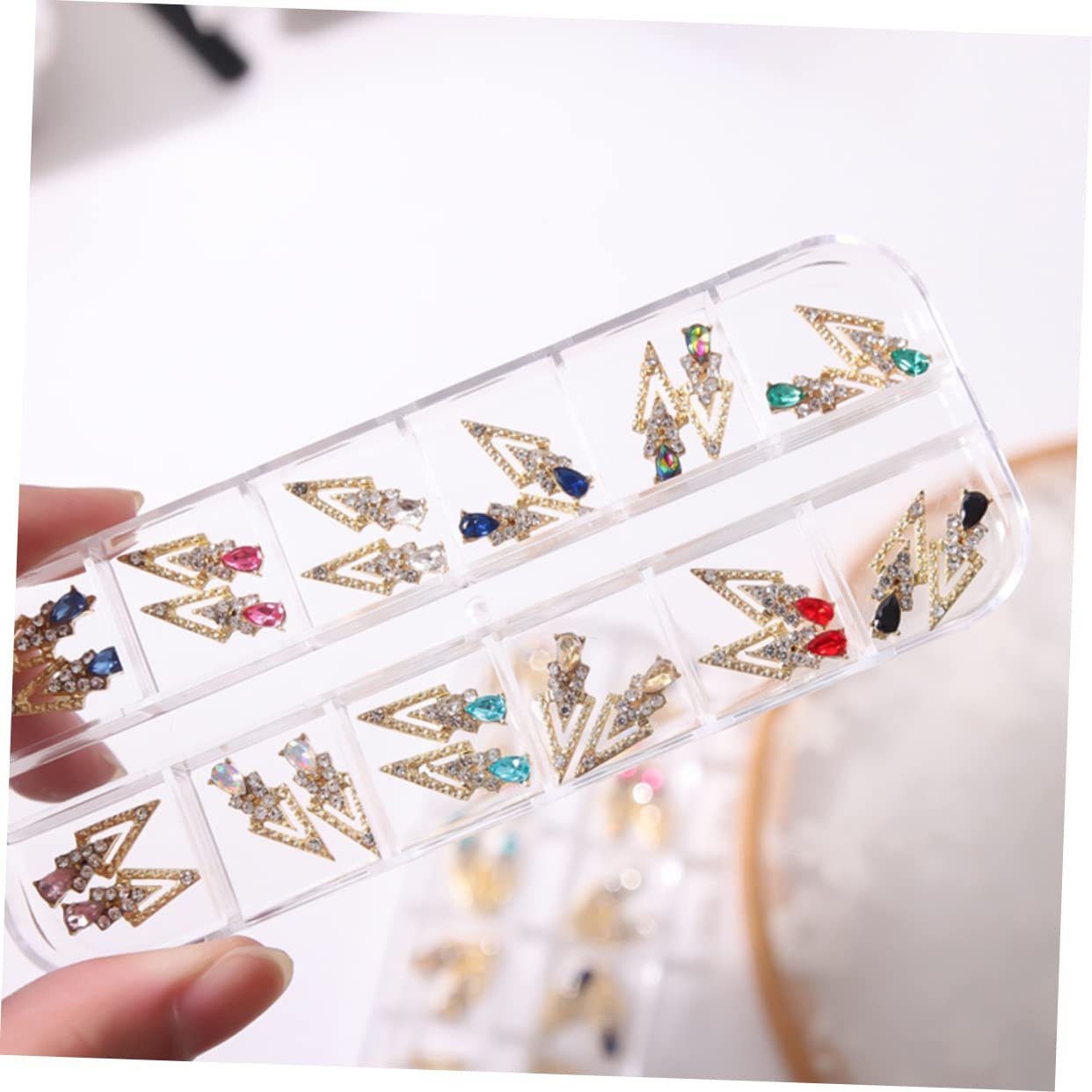 Украшение для ногтей, блестящие стразы для маникюра, фото №4