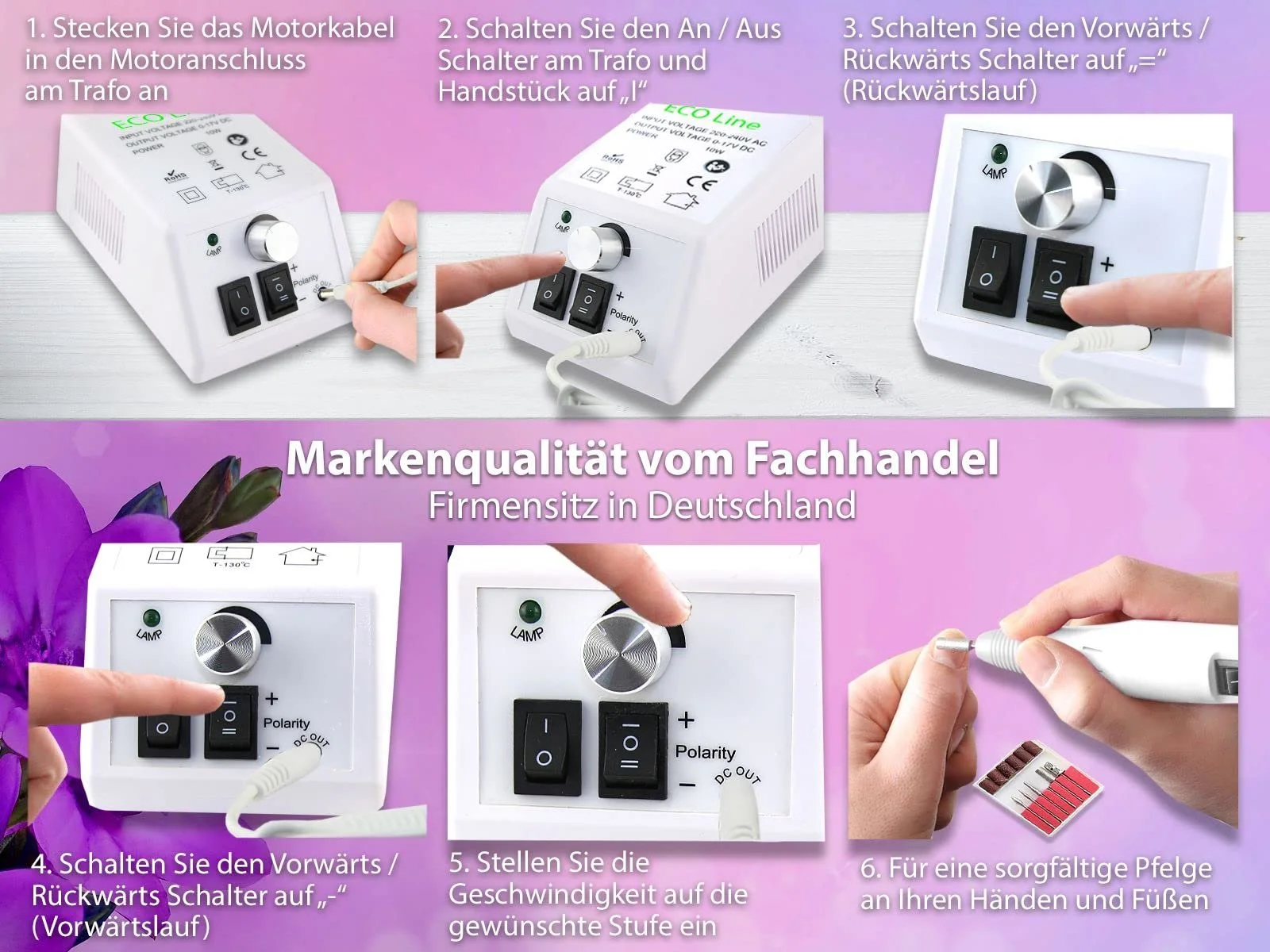 Набір для догляду за ногами Фрезерний апарат, фото №3