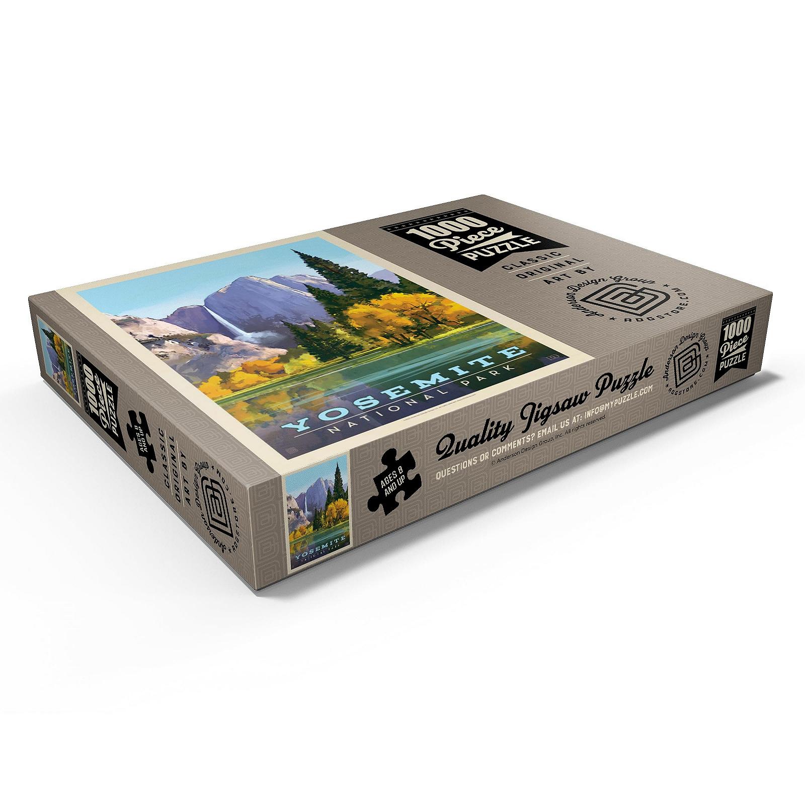 Пазл MyPuzzle Special Collection Yosemite National Park: Golden Vista Vintage Poster Premium 1000 деталей, фото №3