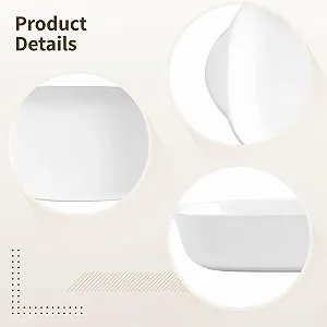 Формы для запекания керамические малые с двумя ручками набор из 2 шт. Белые synthetic.ua - Фото 1