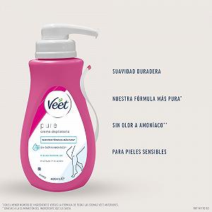 Крем для депиляции Veet Sensitive Skin Dispenser 400 мл synthetic.ua - Фото 1