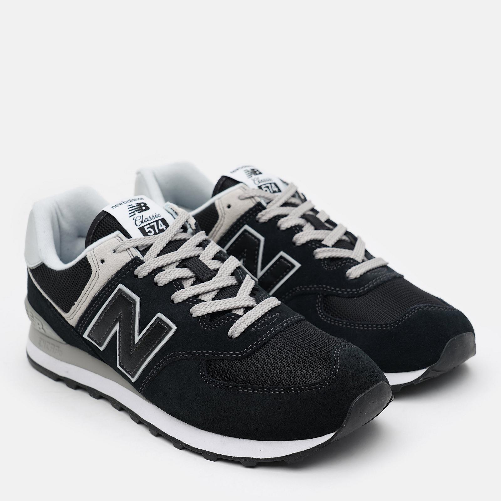 Мужские кроссовки New Balance 574 Classic Gl ML574EVB 45 EU / 29 см / Серо-Черные (195907803332), фото №3
