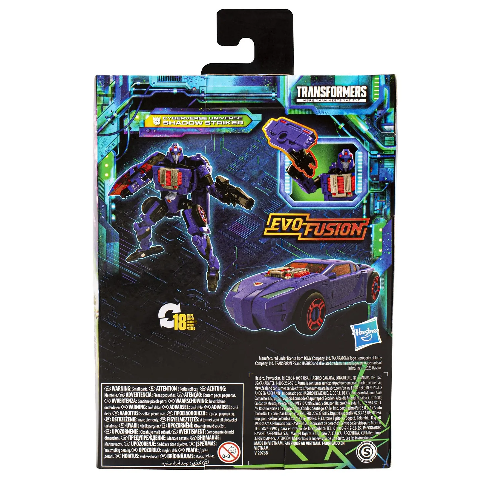 Фигурка Transformers Legacy Evolution Deluxe Class Cyberverse Universe Shadow Striker 14 см, фото №3