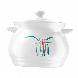 Кастрюля керамическая Lurrose термостойкая в японском стиле для супа - Фото 1