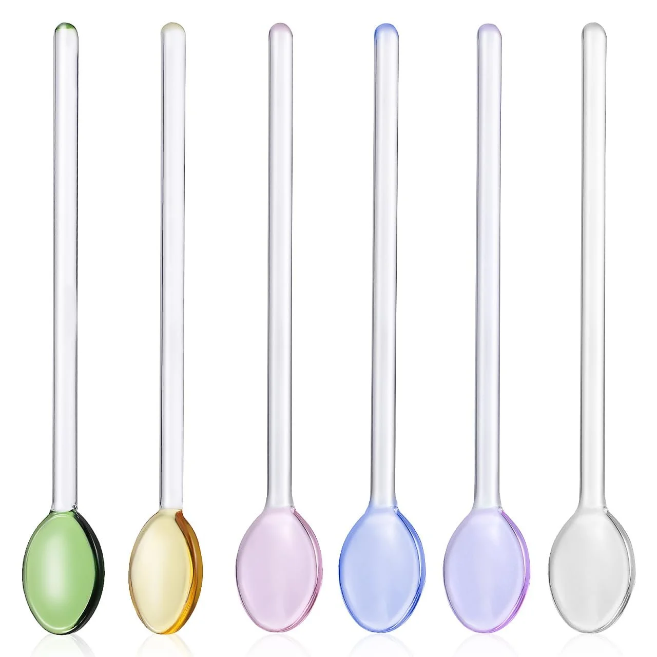 Набір скляних ложок Alipis, 6 штук, столові, фото №1