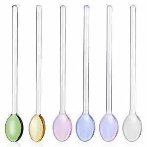 Набор стеклянных ложек Alipis, 6 штук, столовые - Фото 1