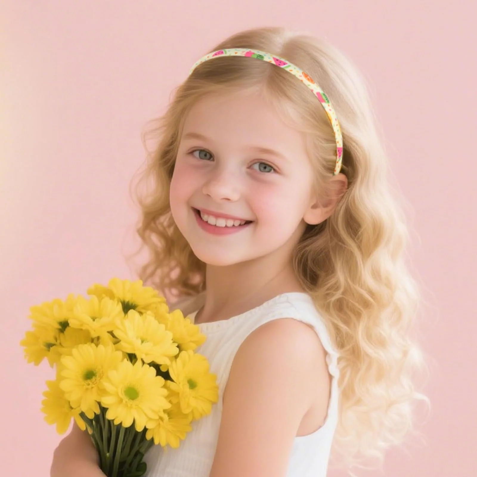 Обруч Квітковий Тканинний, фото №7 Обруч Квітковий Тканинний, фото №7