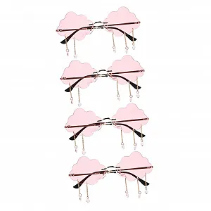 Сонцезахисні окуляри PACKOVE 4 шт. Жіночі - Фото 1