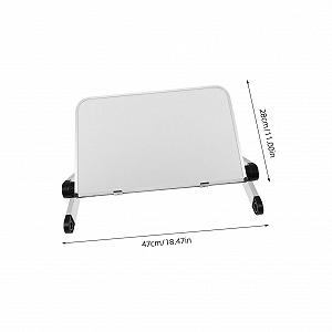 Підставка для ноутбука Alipis Регульована складна з білого настільного матеріалу з ергономічним регулюванням висоти synthetic.ua - Фото 1