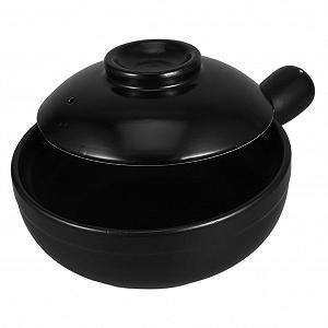 Горшок глиняный VICASKY с крышкой японский Donabe термостойкий - Фото 1